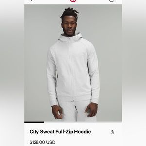 Lululemon City Sweat Full Zip Hoodie